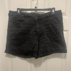 American Eagle Outfitters Black Jean Shorts